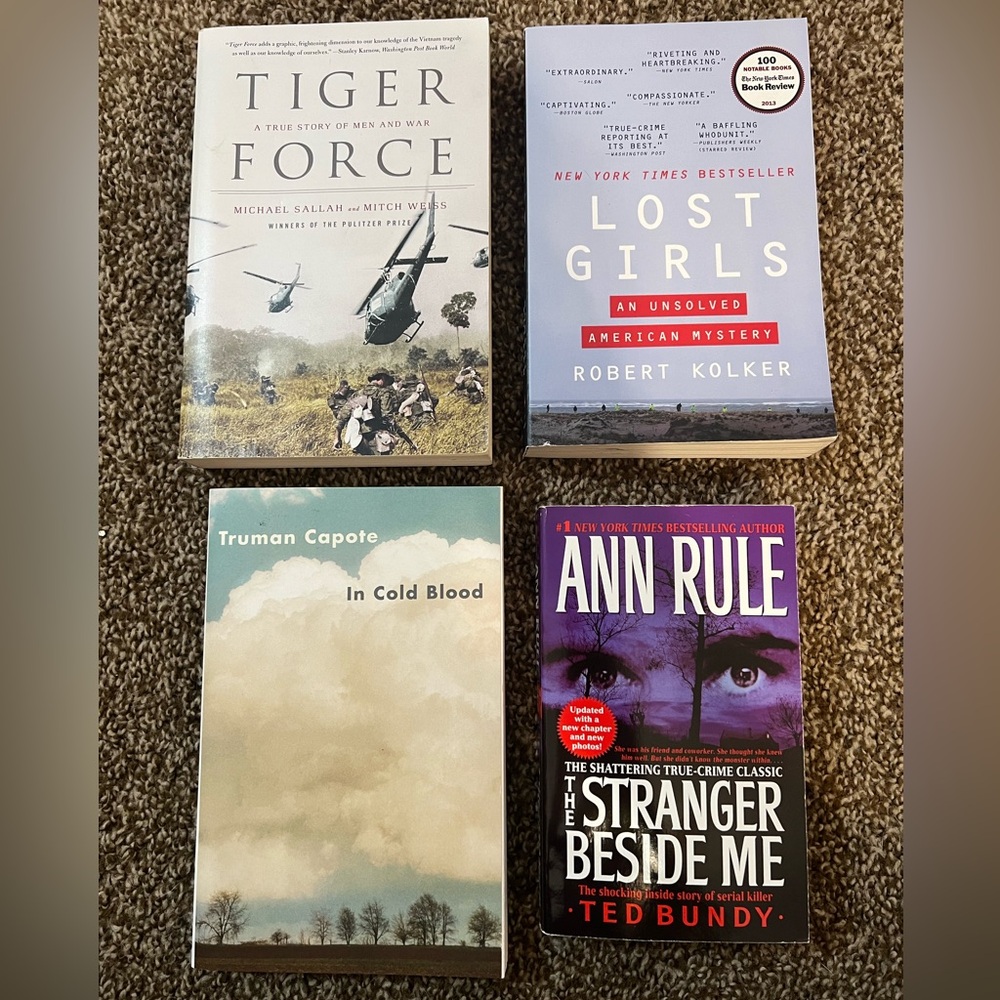 Collection of Four True Crime Books